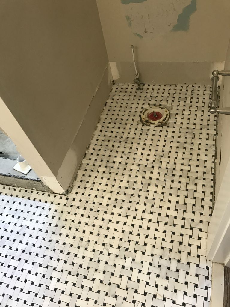 Trying to get tiles all done so we can install toilet before our guests arrive to stay for a few days