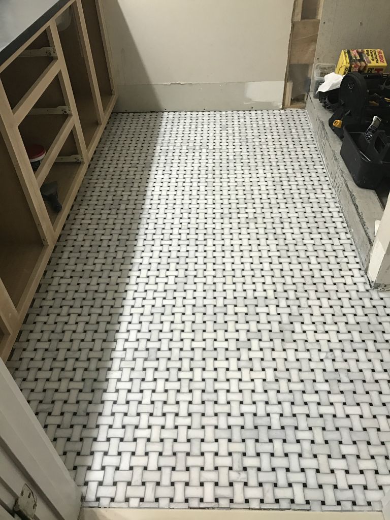 Grouted.