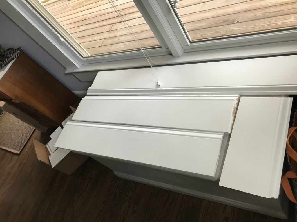 Skirting boards cut and painted - 15 July