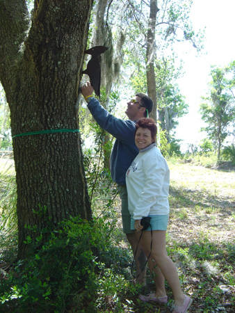 Nick, Laura and Woodpecker