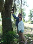 Nick, Laura and Woodpecker