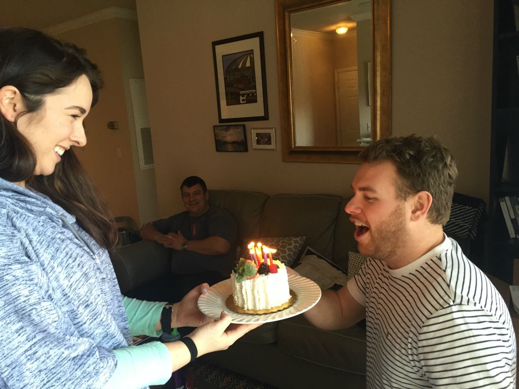 We visit Ty & Caitlin in harlotte for Ty's birthday - 31 Jan 2016