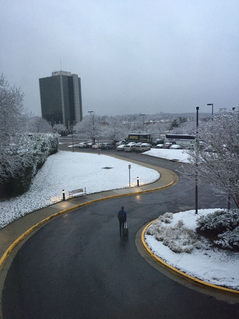 I go to Baltimore for work and it snows! - 4 March