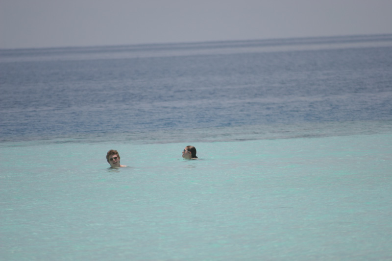 Jess and Ty in ocean