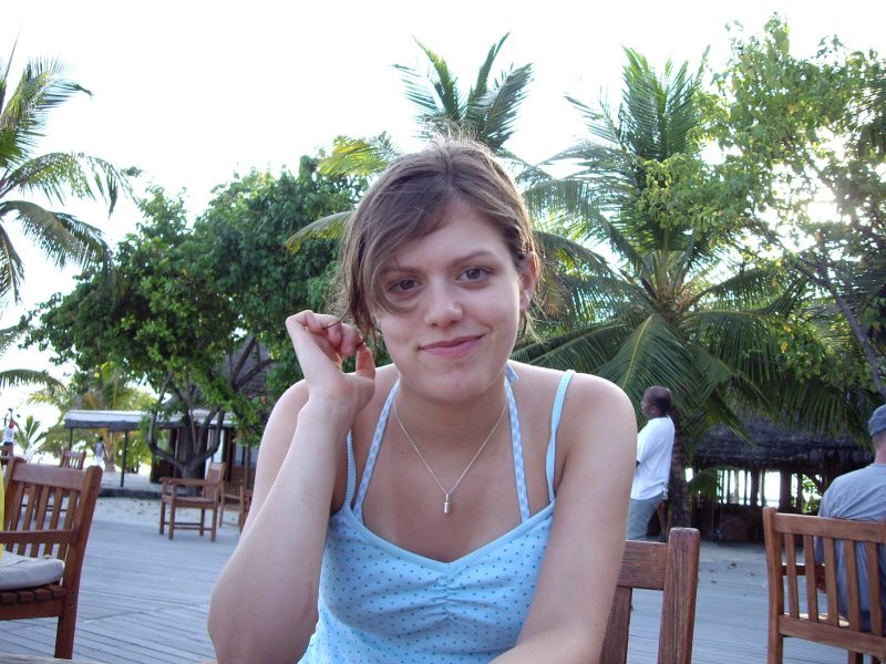 Jess looking bemused