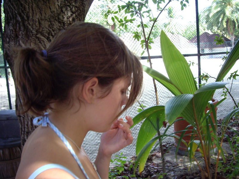 Jessica doing something weird