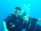 Nick and Jess Underwater