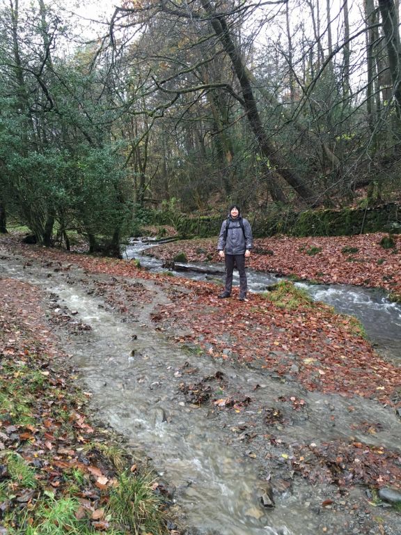 Jess and Adam go for a walk during a flood - 18 Nov 2015