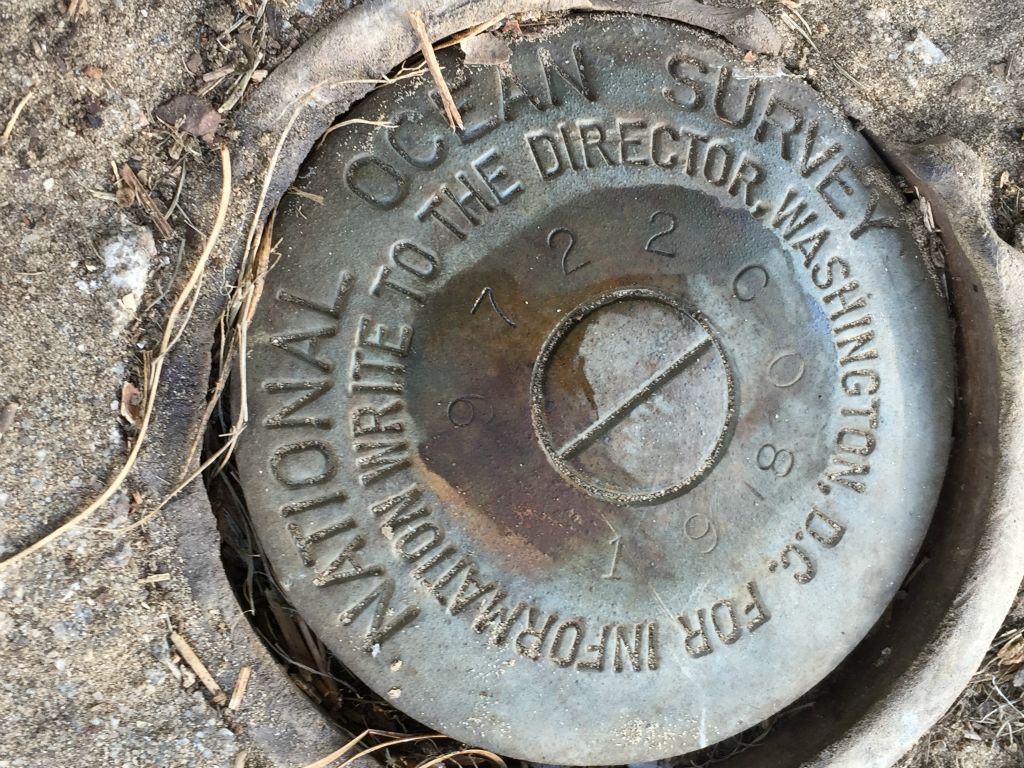 survey marker we find on our lot.