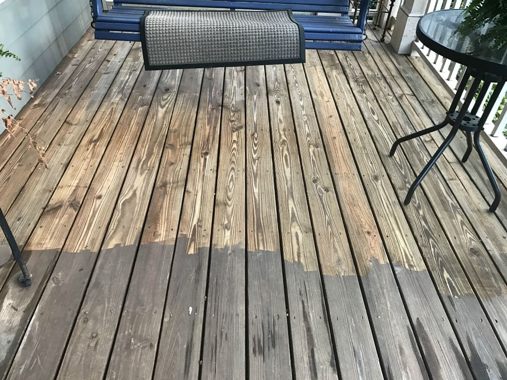 Less than halfway done and already a huge difference!