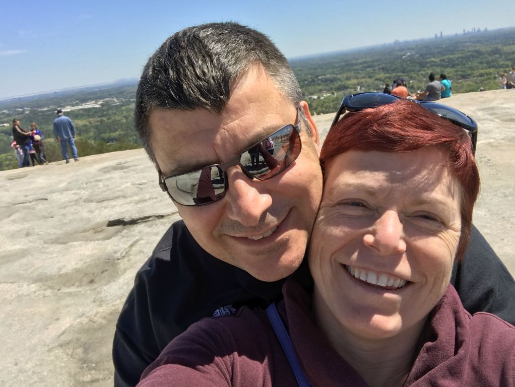 Nick and I at the top