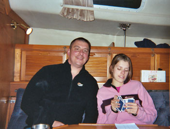 05-Nick and Jess waiting for Supper