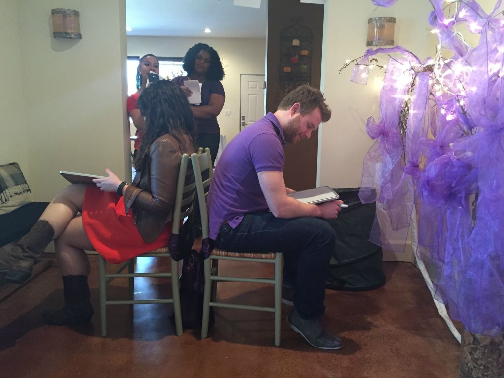 Ty and Caitlin play a game - like Mr & Mrs.  They do really well.  Cleared for marriage!