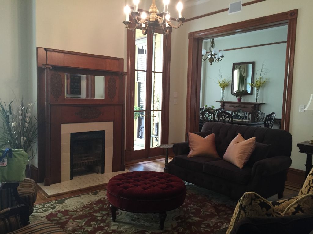 One of the two lounges in the house