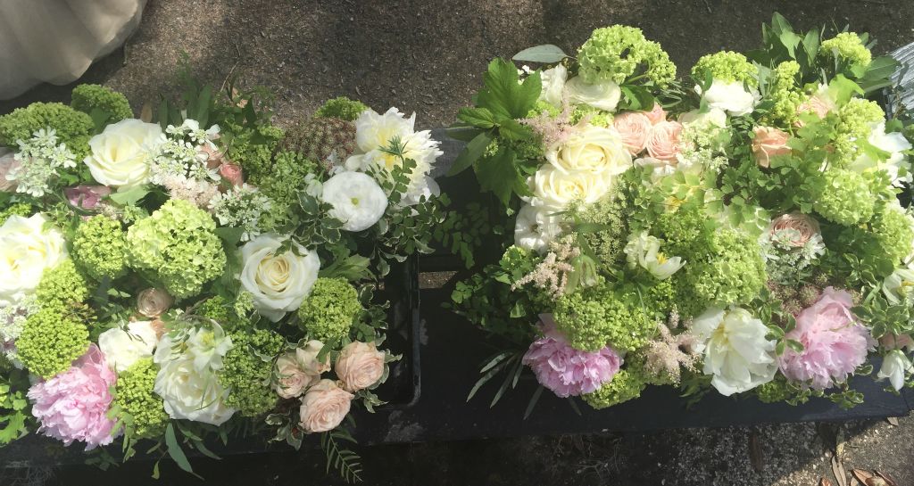 At Bethesda Academy, the bouquets arrive looking gorgeous