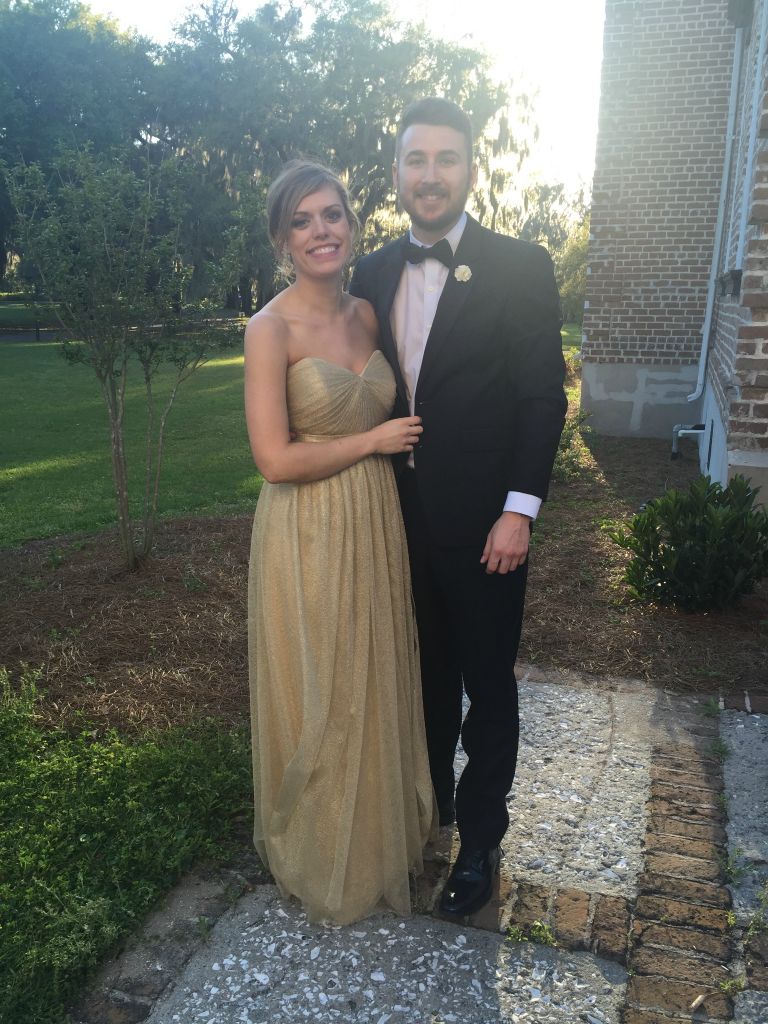 Jess and Adam looking beautiful post ceremony.
