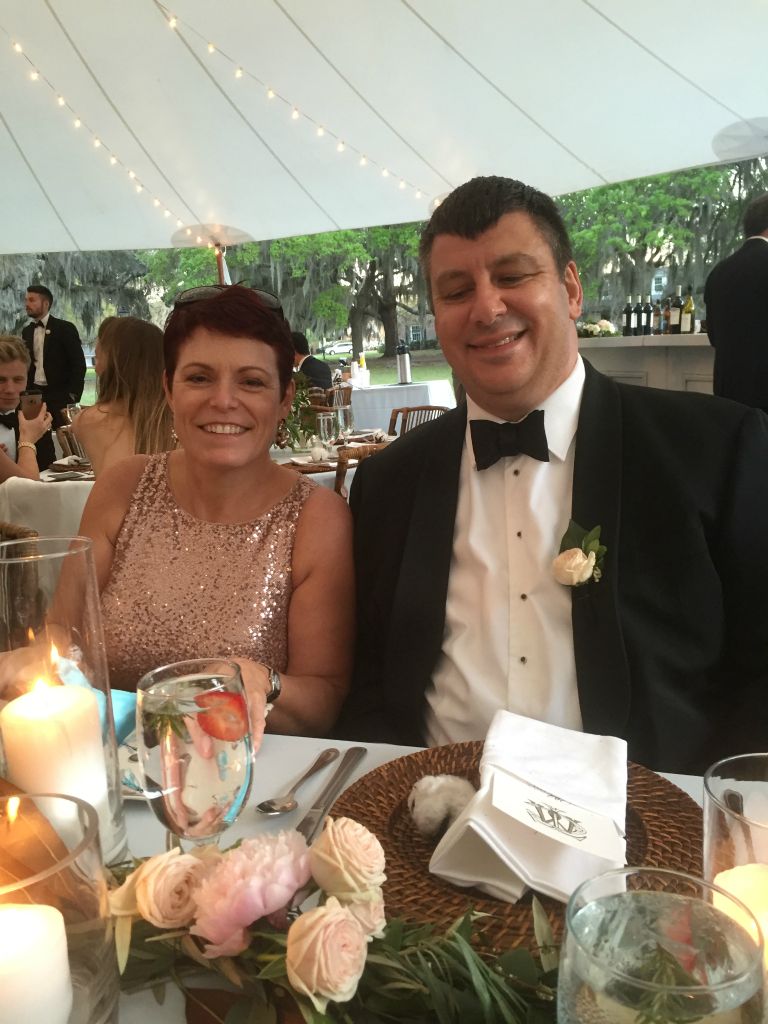 Nick and I at the dinner