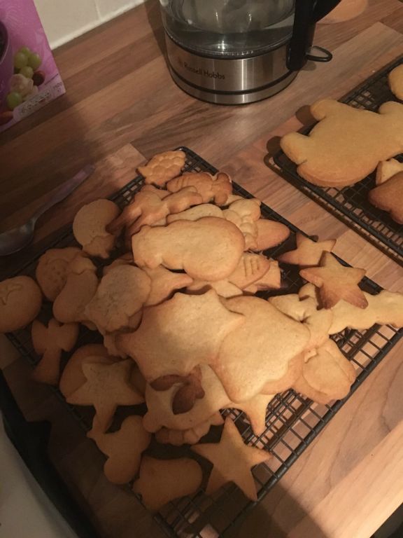 Cookies BEFORE - but don't get your hopes up, I don't have an AFTER picture.
