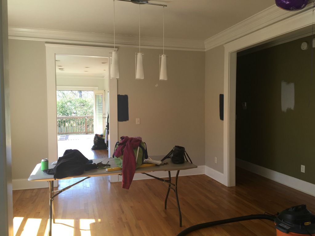 The dining room