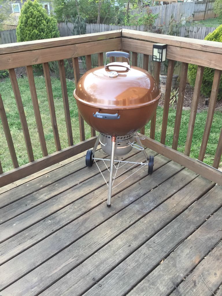 We get a Weber - bring on the meat! - 23 Mar