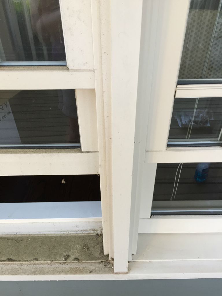 Close-up of before and after.  Only 12 more windows to go!