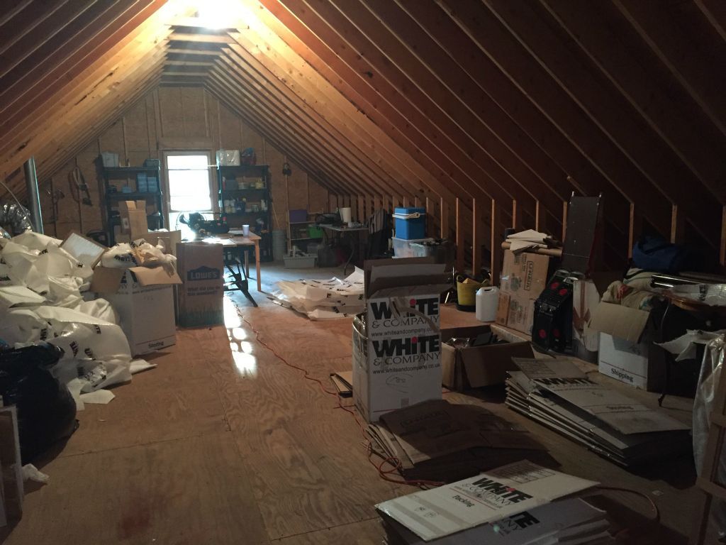 Starting to make sense of it - collecting the boxes into different piles
