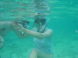 Ty attacking Jess underwater