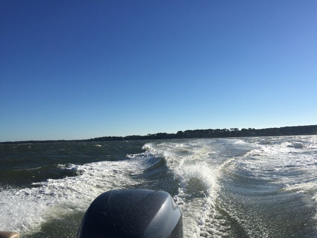 A beautiful autumn day on the water, heading to the lot - 5 Nov 2016