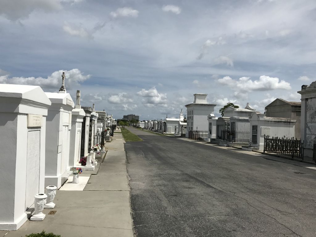 A more affluent section of the cemetary