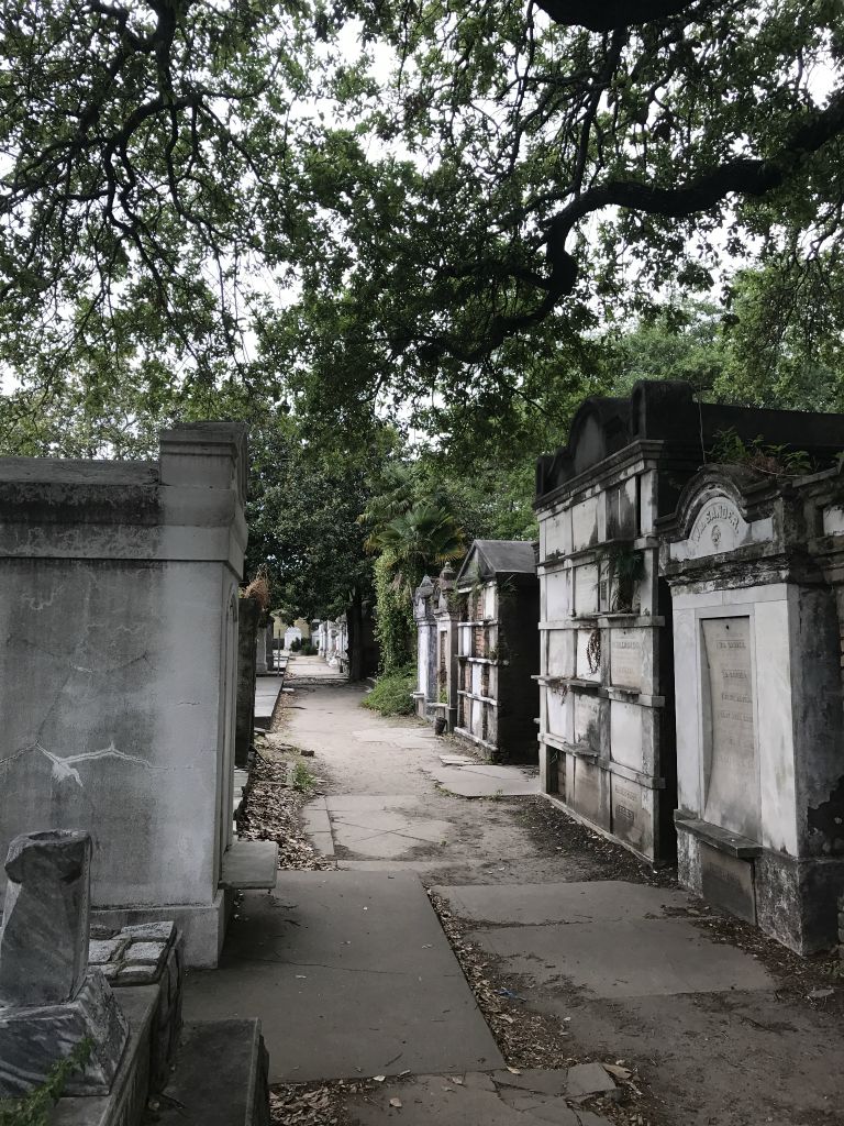 More spooky than the Louis cemetary which is maintained by the church.