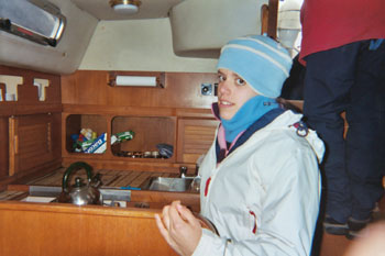 33-Jess in Galley